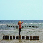 Chris am Hafen
